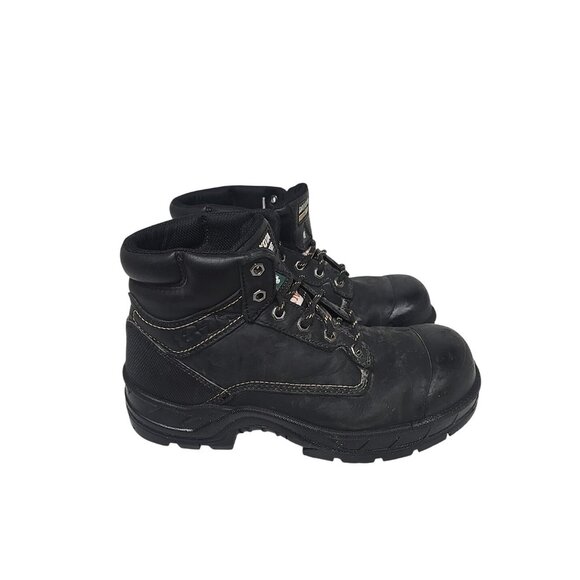 DAKOTA Men\'s 6\'\' 877 STEEL TOE STEEL PLATE Work Boots Black Size 9M main image 7